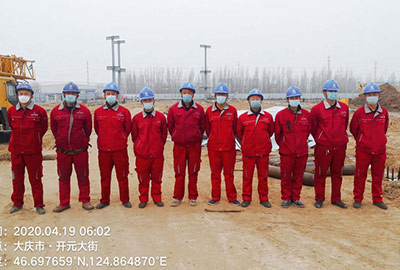 抗疫克難，凝心聚力——工地上的早會(huì)！  